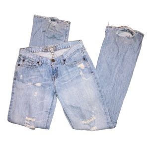 Abercrombie & Fitch Vintage distressed Denim Bootcut  Jeans size 4